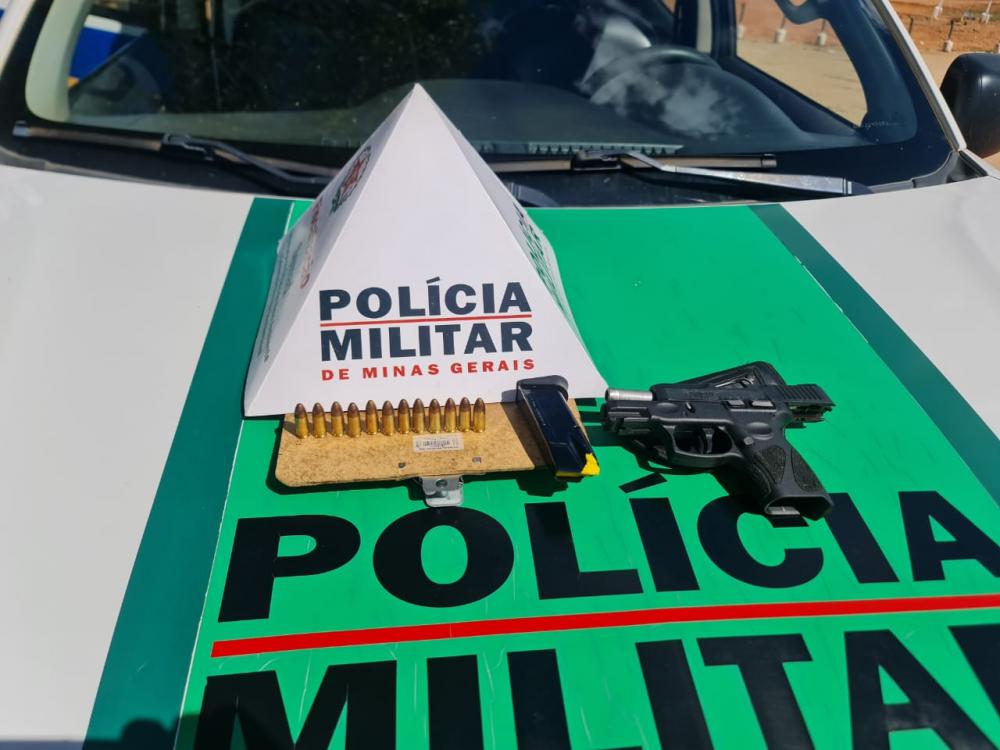 Motorista de caminhão é preso com pistola e 12 munições em Santana de Pirapama