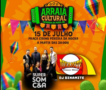 Arraiás Culturais iniciam neste sábado (15 de julho) em Cachoeira da Prata