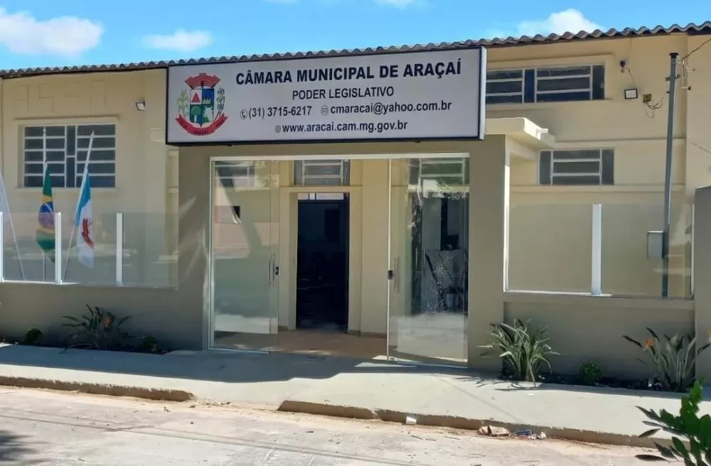Câmara Municipal de Araçaí devolve R$ 265 mil à prefeitura após economia no orçamento