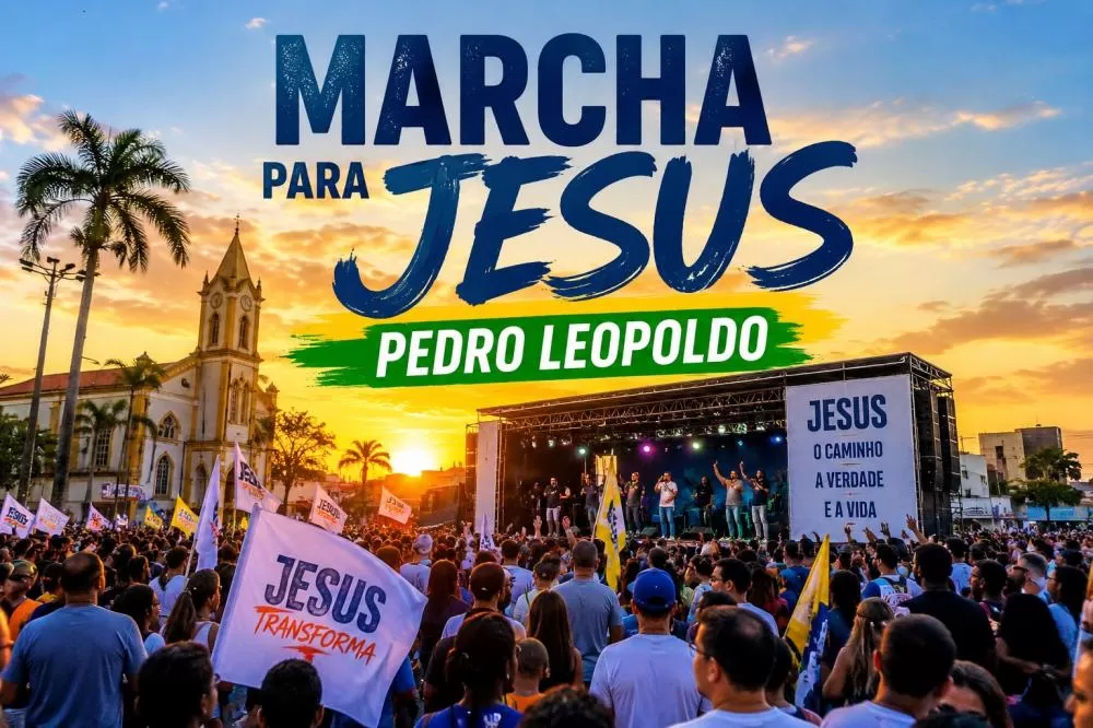 Marcha para Jesus movimenta Pedro Leopoldo neste sábado