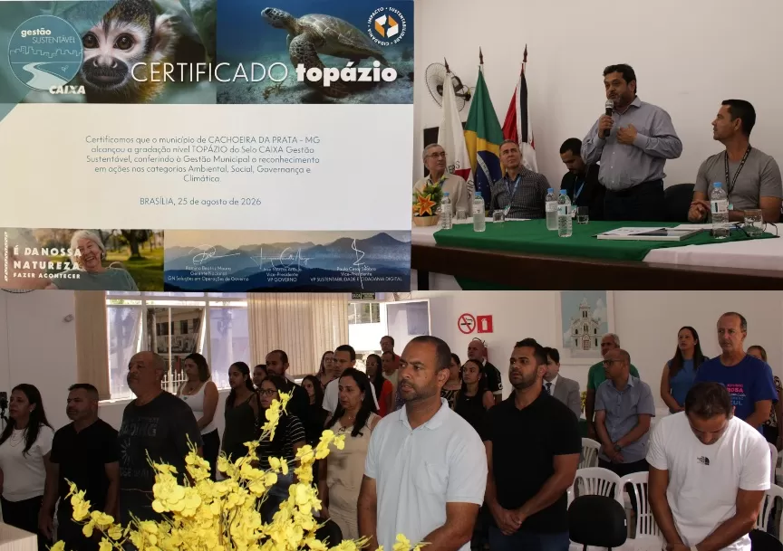 Prefeitura de Cachoeira da Prata - Foto: Divulgação