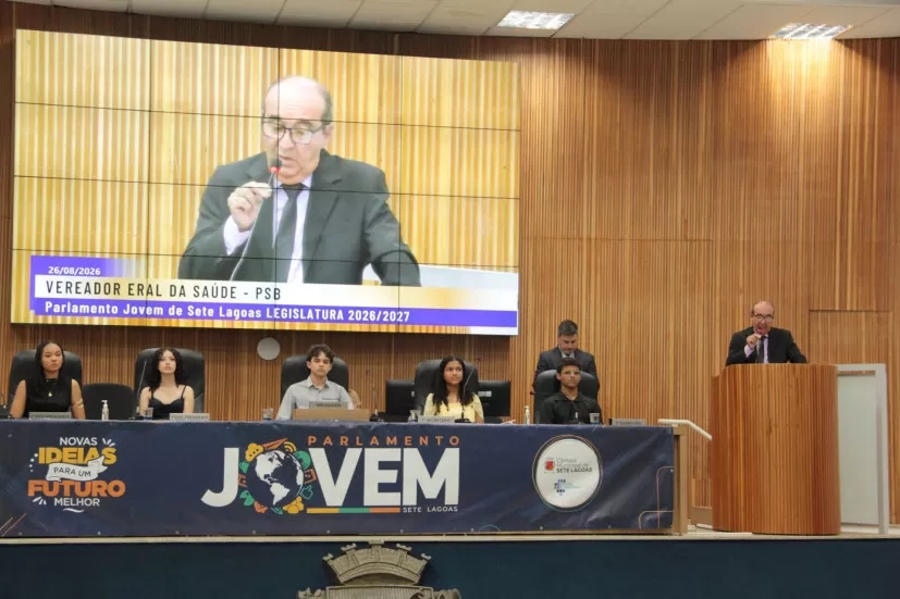 Parlamento Jovem de Sete Lagoas realiza primeira reunião da legislatura 2026/2027