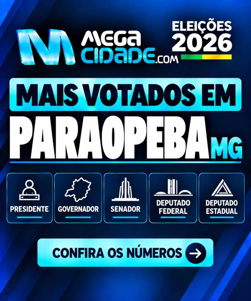 Confira os mais votados nas Eleições 2026 em Paraopeba