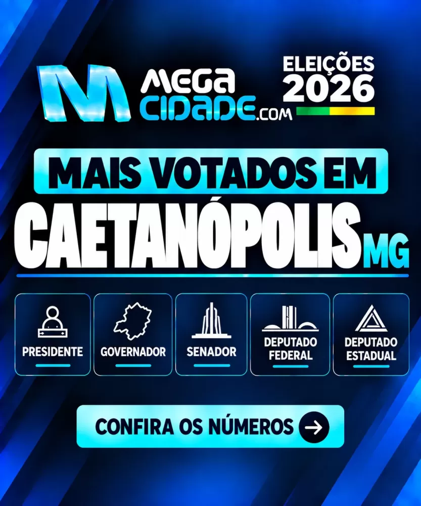 Confira os mais votados nas Eleições 2026 em Caetanópolis