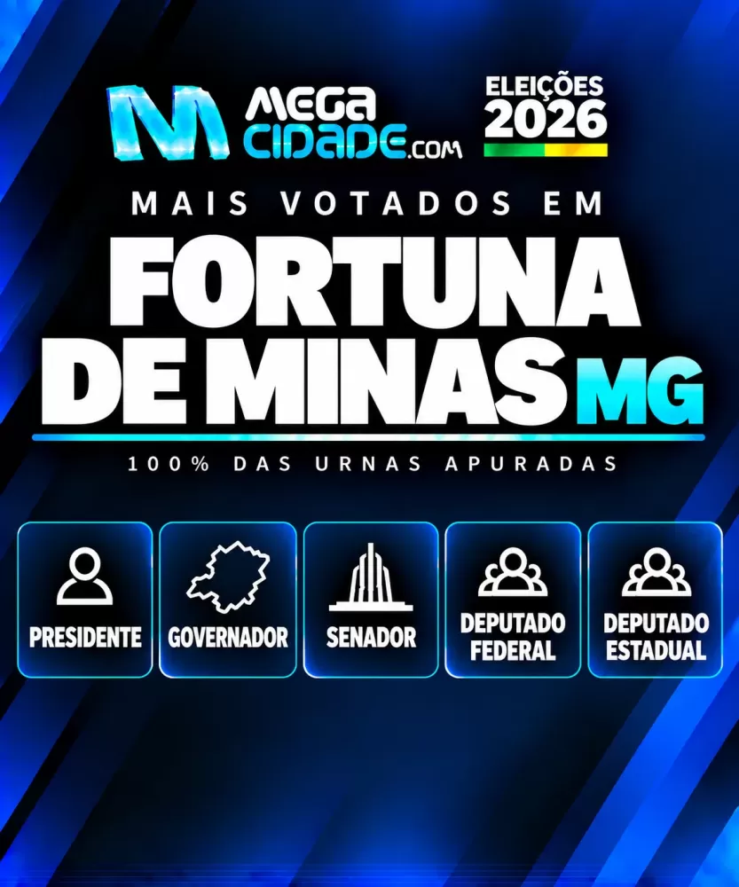 Confira os mais votados nas Eleições 2026 em Fortuna de Minas