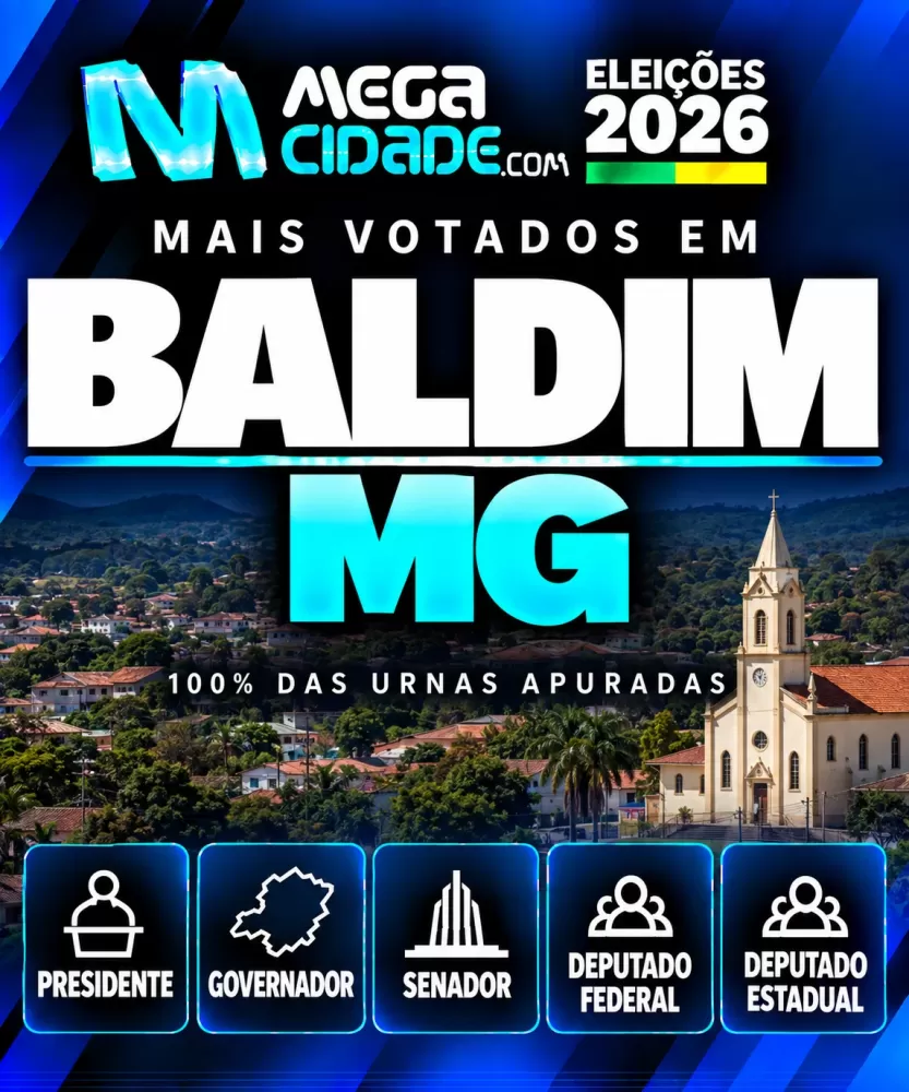 Confira os mais votados nas Eleições 2026 em Baldim