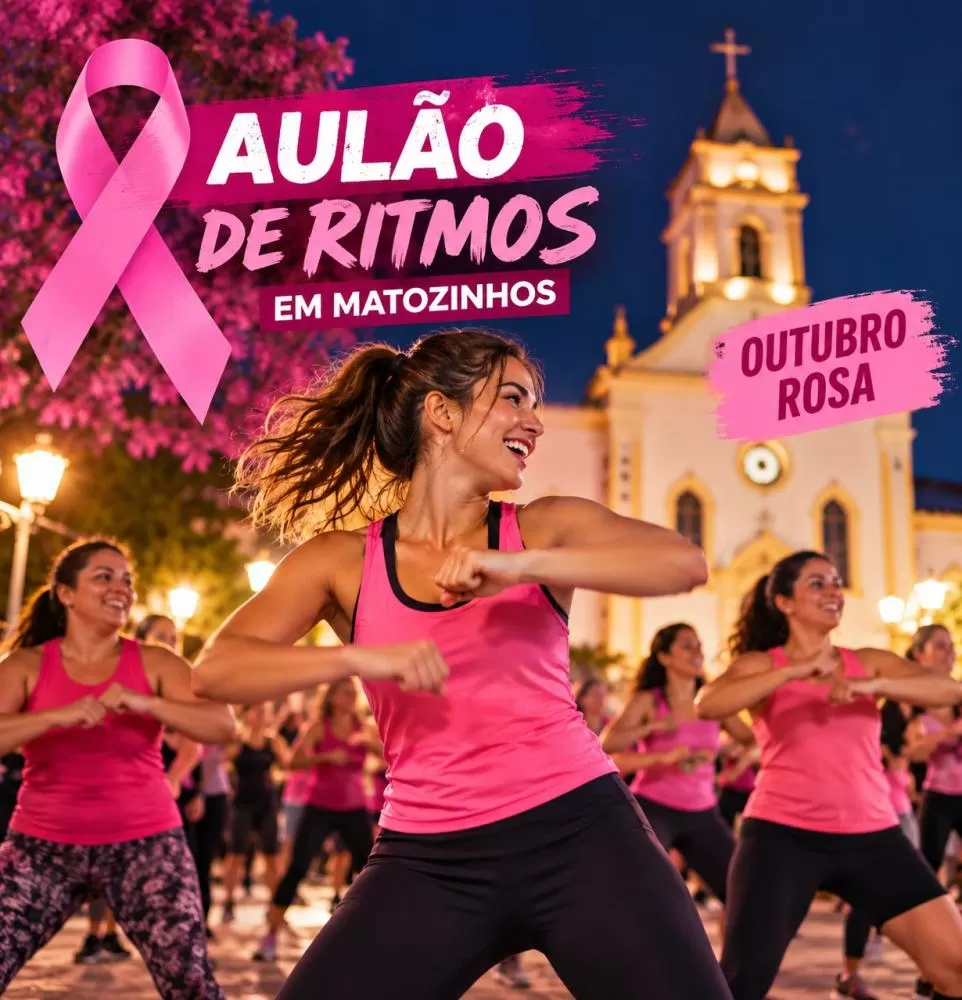 Matozinhos terá aulão gratuito de ritmos em ação do Outubro Rosa